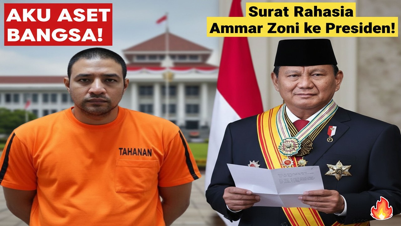 Kirim Surat ke Prabowo, Ammar Zoni Ngaku Aset Bangsa! Ini Isi Lengkapnya