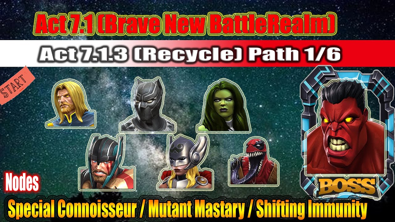 Act 7.1.3 (Initial Completion) Path 1/6 - Marvel Contest of Champions
