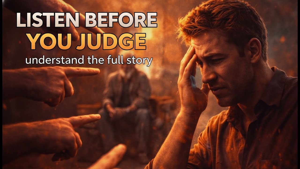 Before You Judge, Listen | A Powerful Story About Understanding & Wisdom
