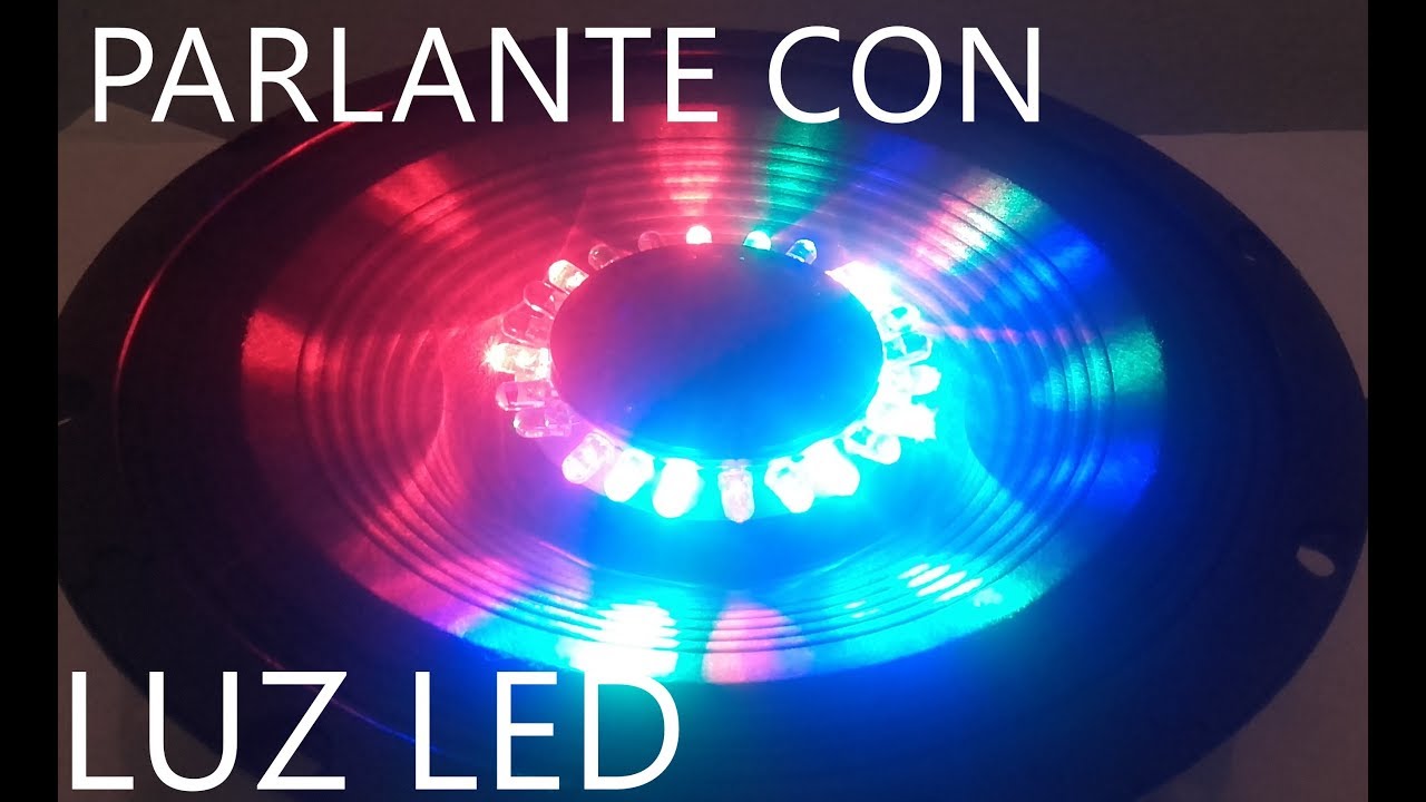 Parlante con luz Led