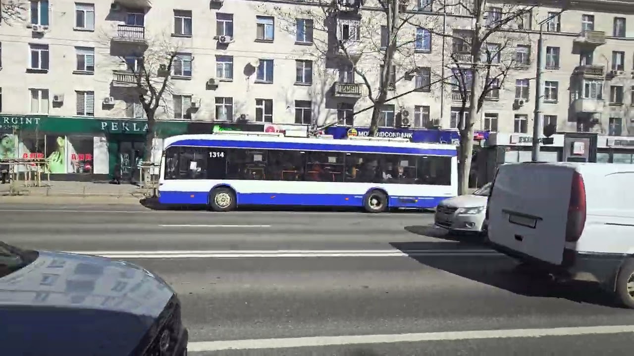 Кишинёв, экскурсия из общественного транспорта 9.03.2026