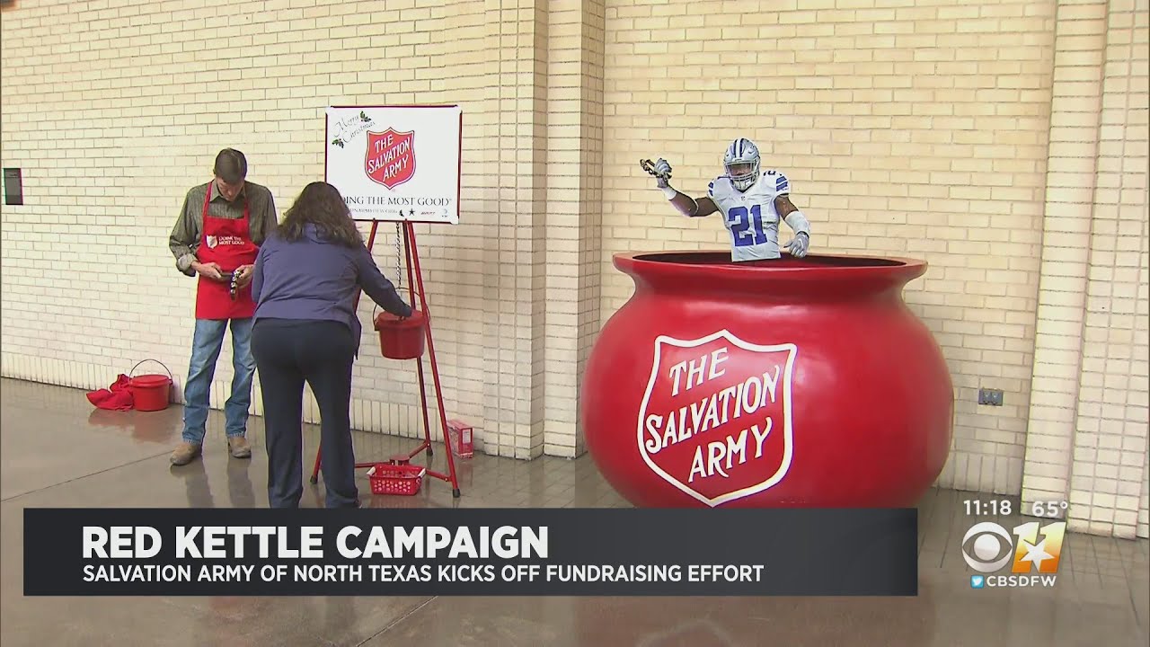 Fort Worth Leaders Ring In Salvation Army's North Texas Red Kettle Campaign