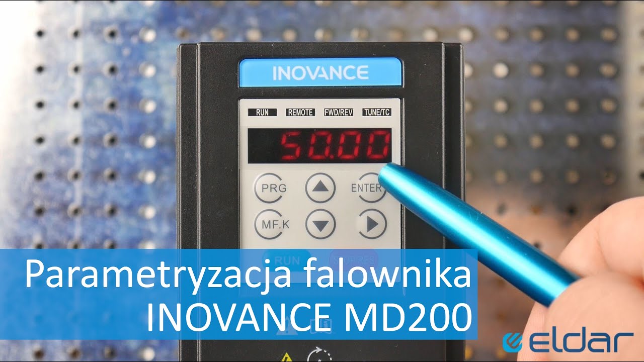 Programowanie parametryzacja falownika INOVANCE MD200