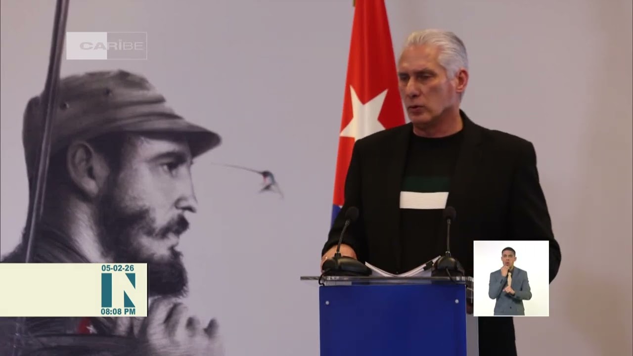 Presidente Díaz-Canel explicó escenario que enfrenta Cuba ante presiones de EE.UU.