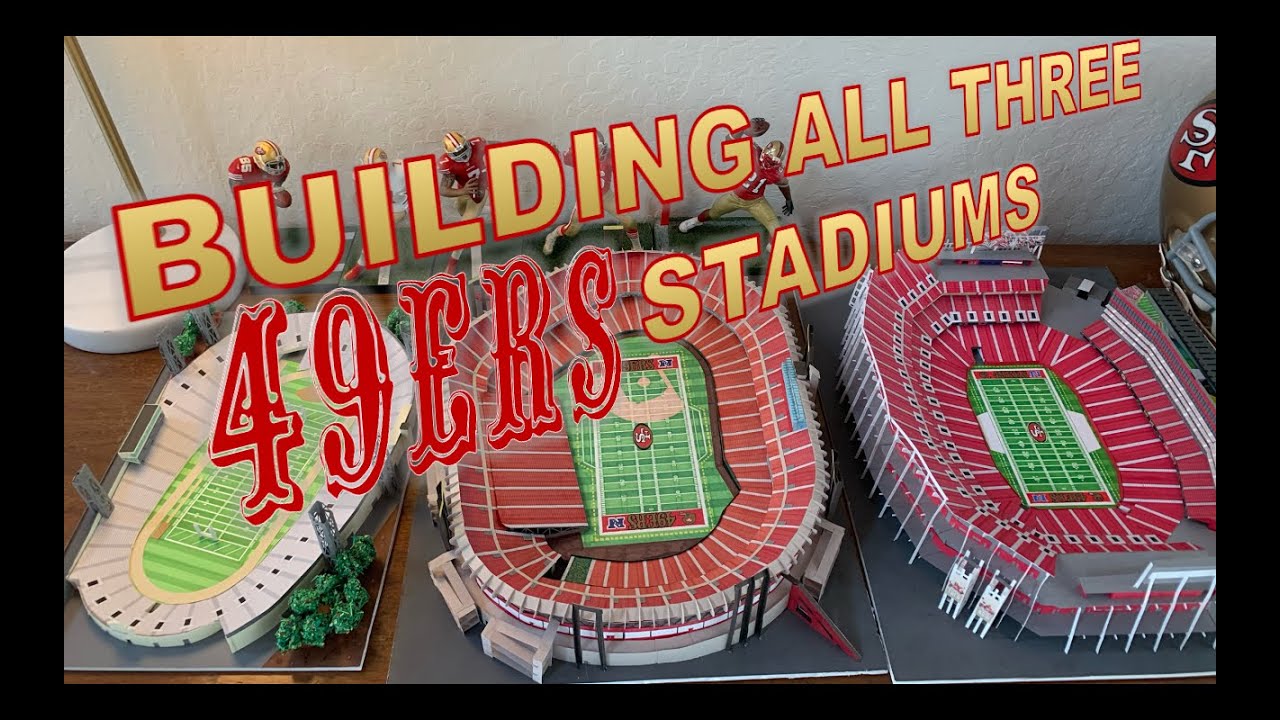 How to make all three 49ers Stadiums with paper
