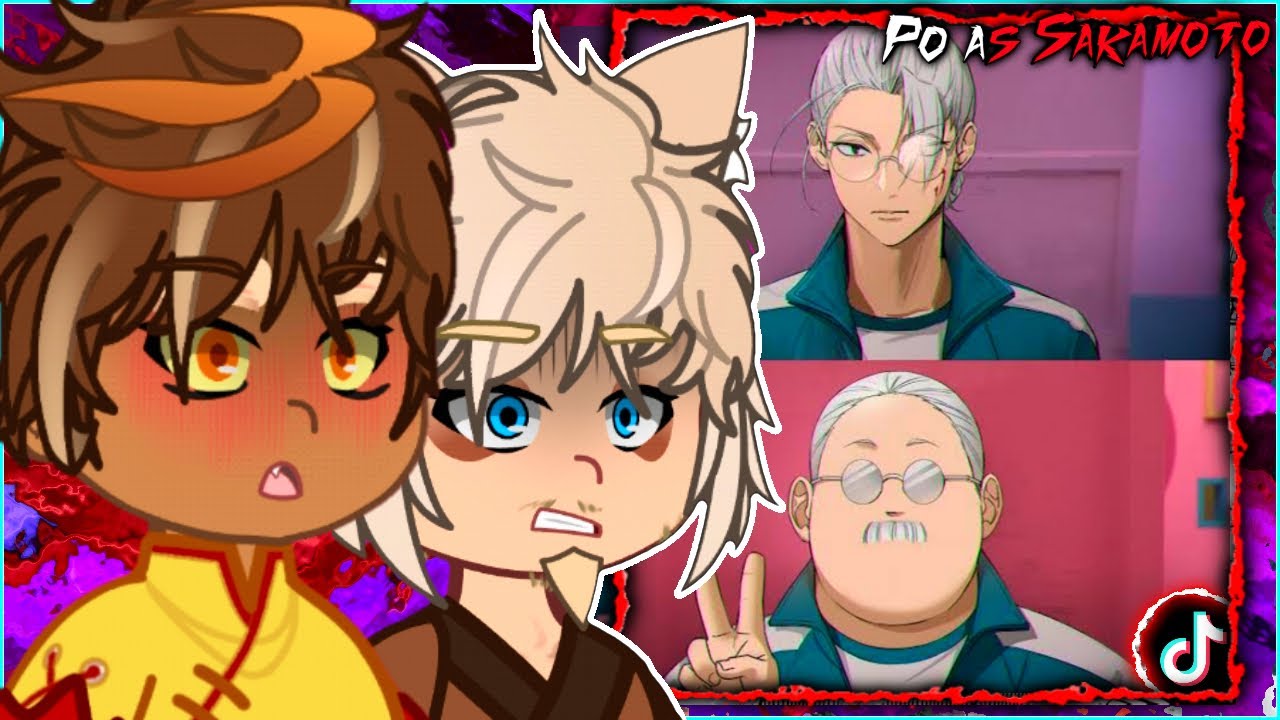 🇺🇸/🇪🇸/🇧🇷 Kung Fu Panda React to Po As Sakamoto - Gacha React