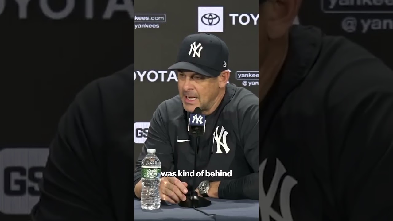 Aaron Boone&rsquo;s take on Cam Schlittler's impressive start #shorts