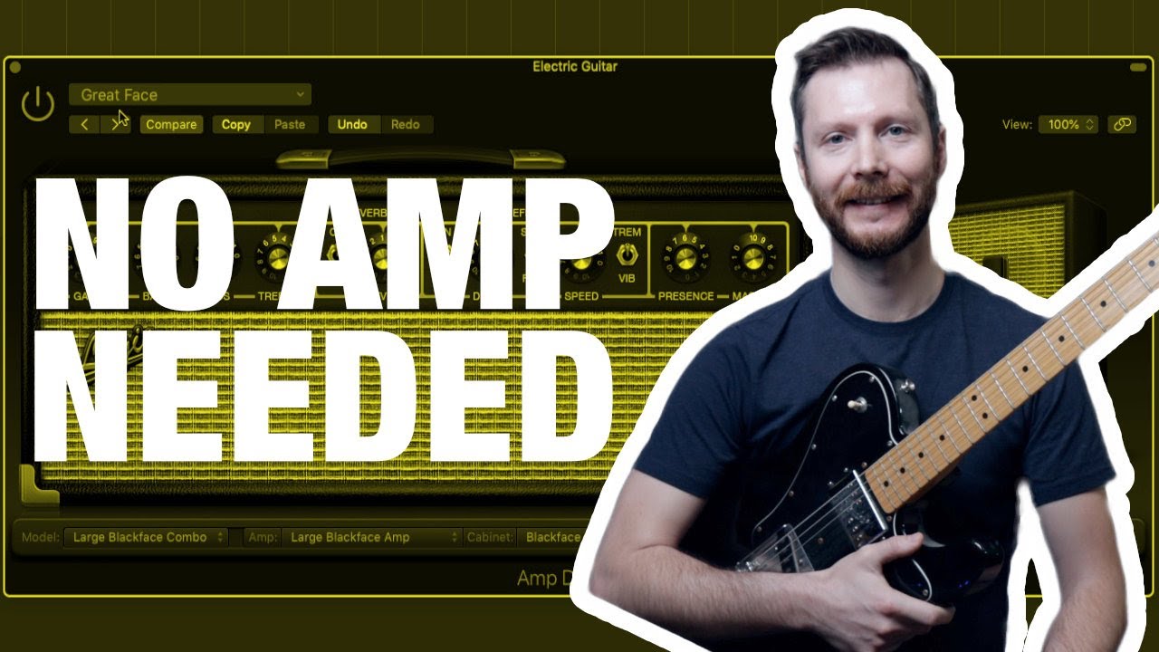 Запись электрогитары в Logic Pro