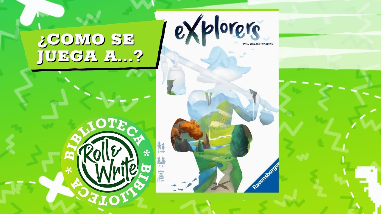 Como se Juega a Explorers en castellano (Juego de Mesa Roll & Write)