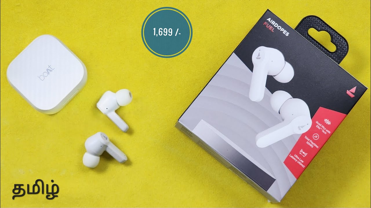 Boat Airdopes Fuel Unboxing And Review in TAMIL