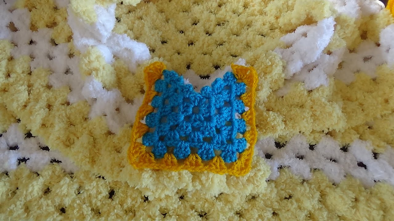Haken - tutorial #526: De Polygon granny omslagdoek
