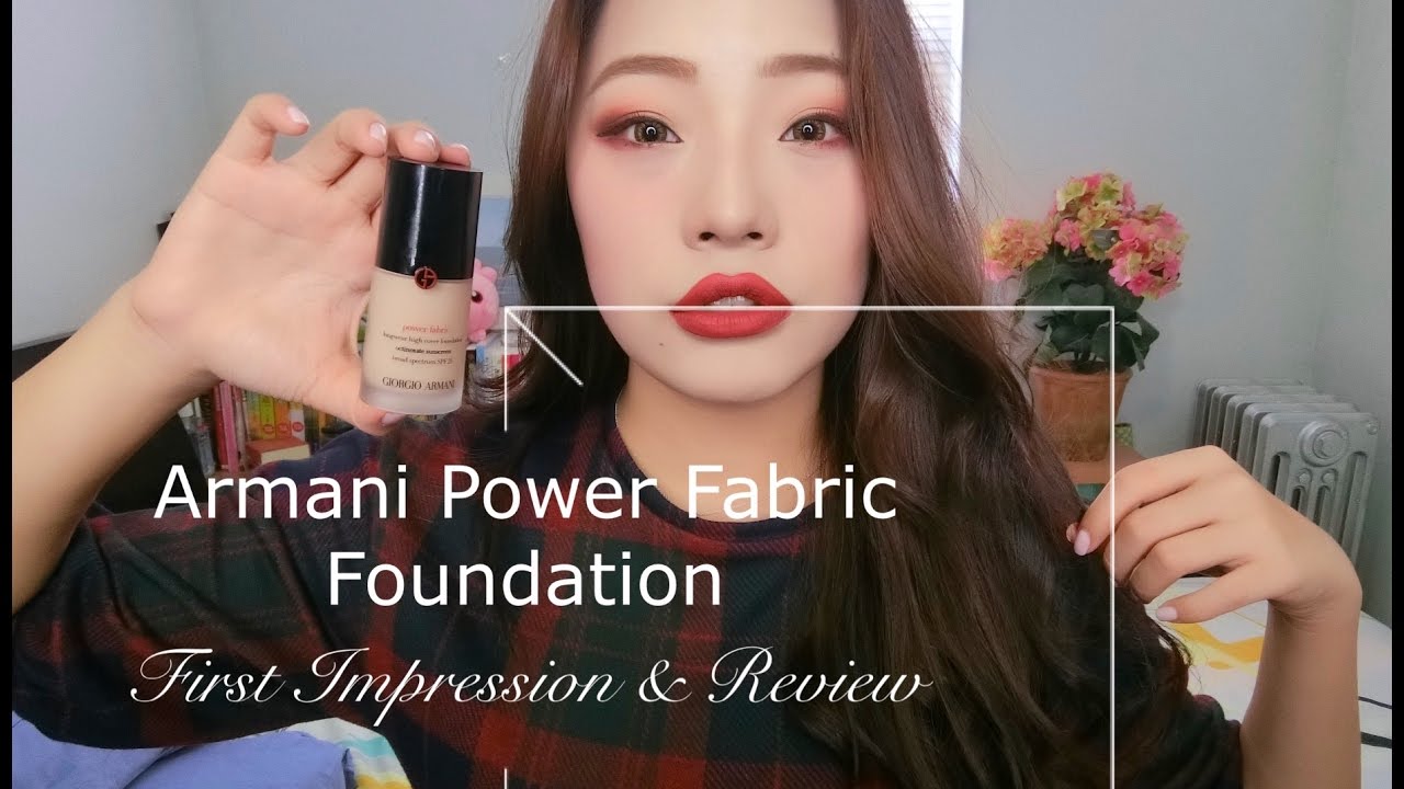 Leslie Dong—Armani Power Fabric Foundation| First Impression & Review