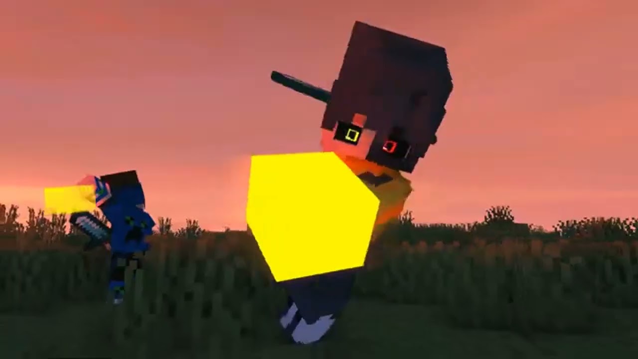 Dreaming On-Minecraft Animation EthoBot vs EYstreem SLOWED REVERD