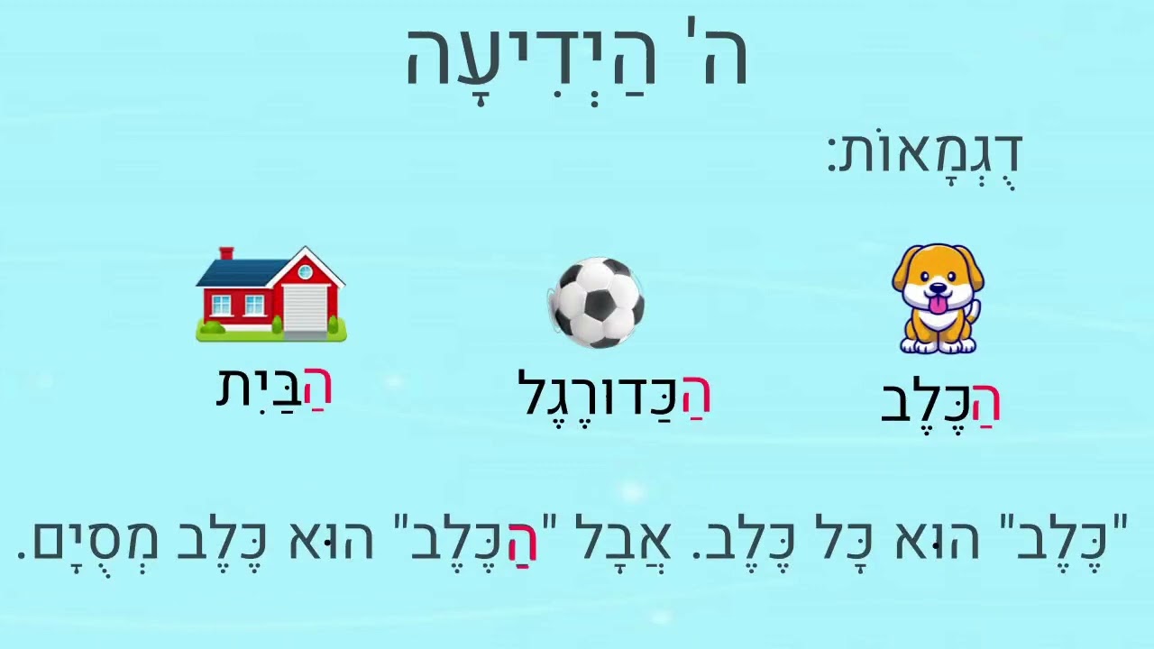 ה הידיעה