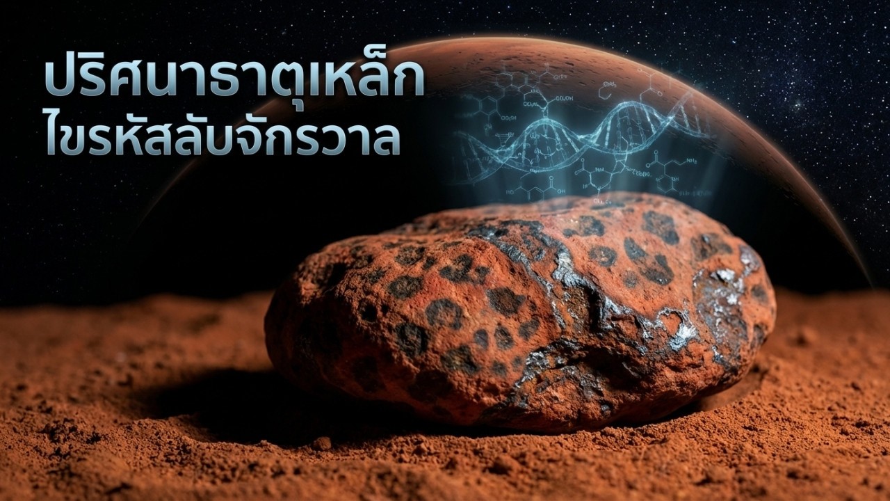 เมื่อสนิมเหล็กอาจเป็นผู้เปิดเผยสิ่งมีชีวิตนอกโลก