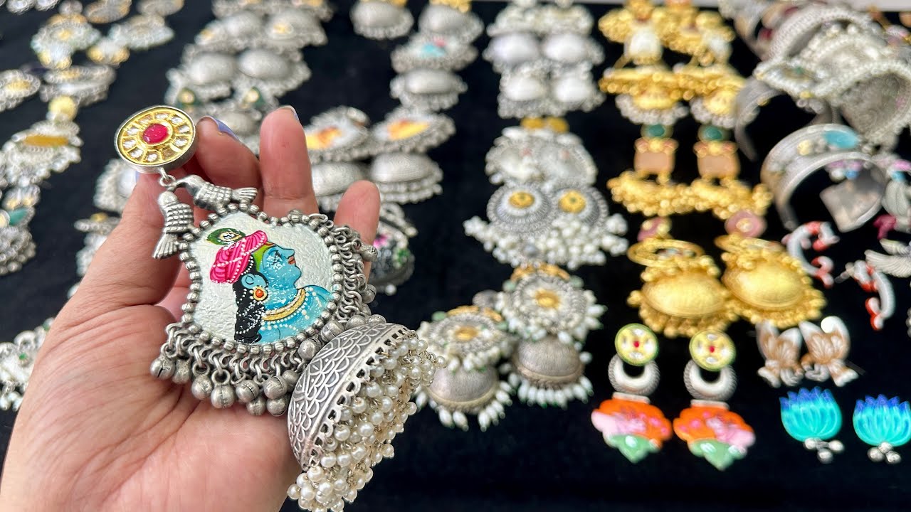 Jaipur Jewellery Wholesale Market| Silver Replica Brass Jewelry Manufacturer | #brassjewellery
