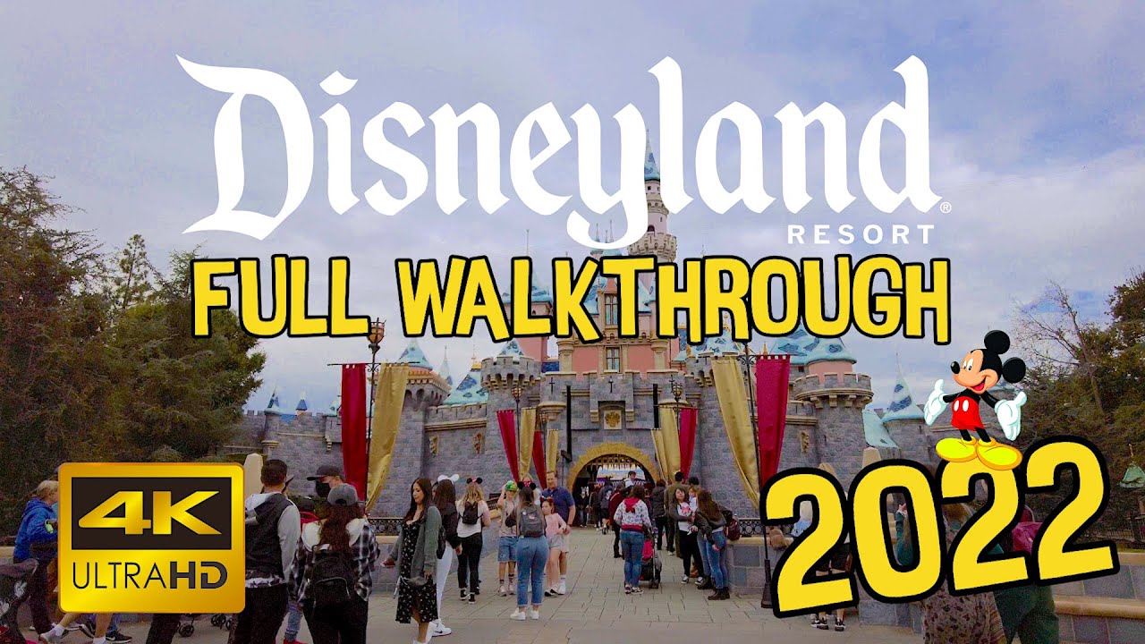 FULL Disneyland Walkthrough (2022) | COMPLETE 4K POV TOUR | Park Ambience & Music
