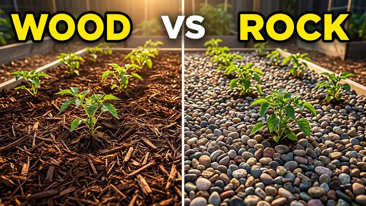 Rock Mulch vs. Wood Mulch