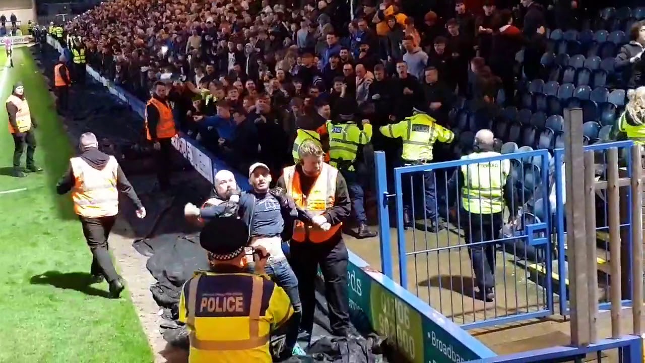 Oldham fans at Rochdale #oafc