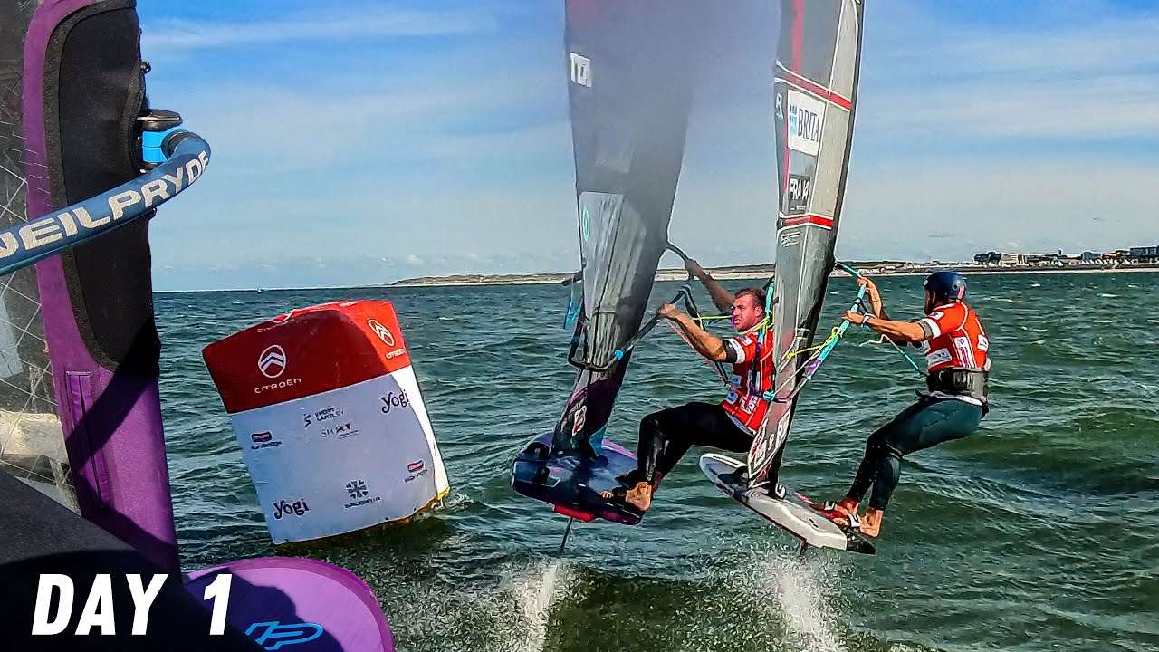 CRASHES AND BATTLES IN 30KNOTS | Racing POV at Worldcup Sylt