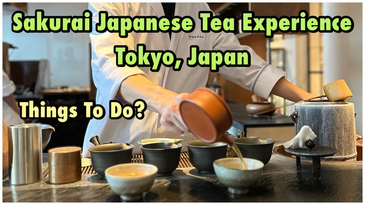 Sakurai Japanese Tea Experience in Tokyo | 3 Course Tea Set