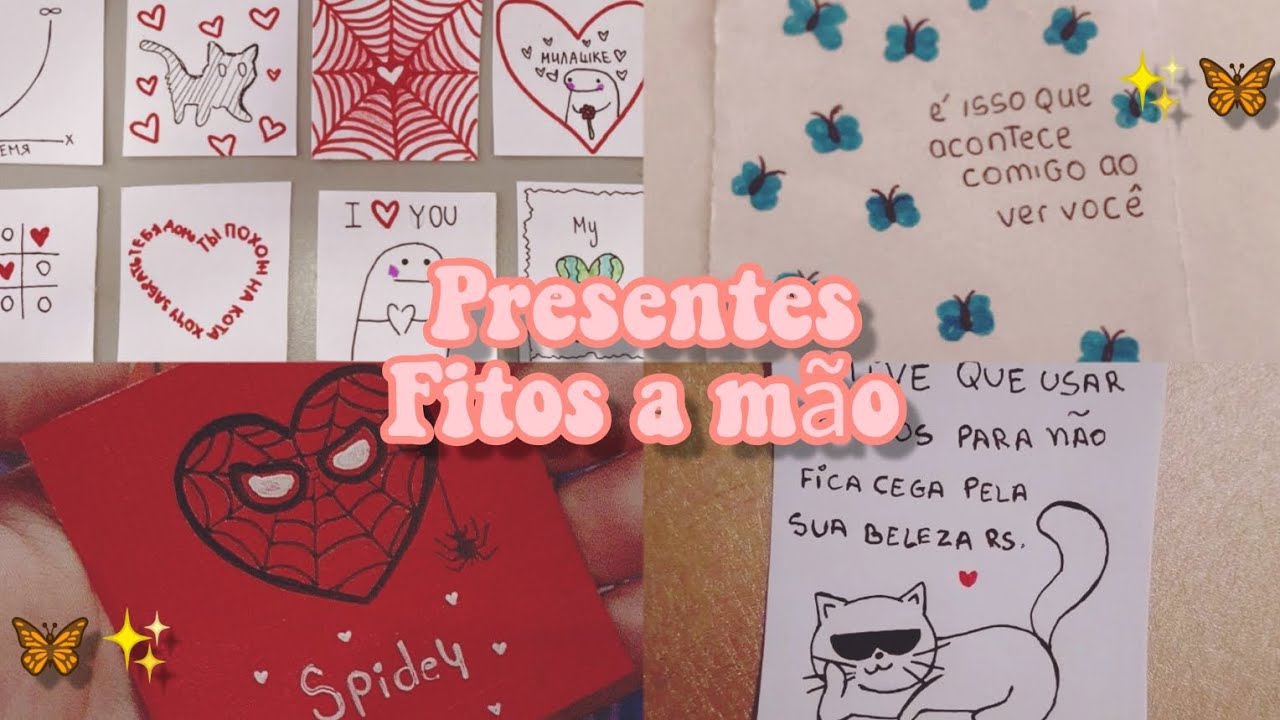 🦋presentes feitos a mão 3/100