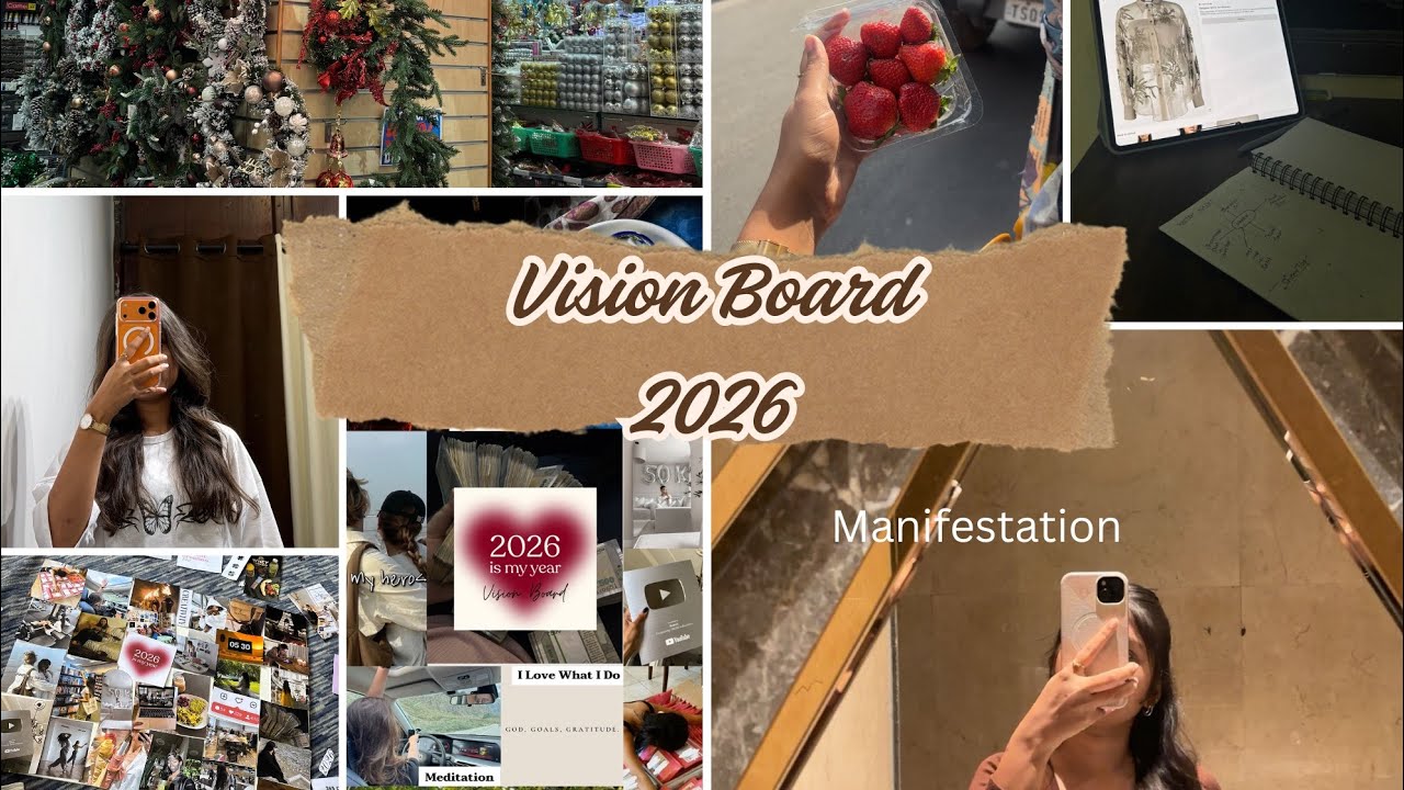 Manifestation vision board 2026 