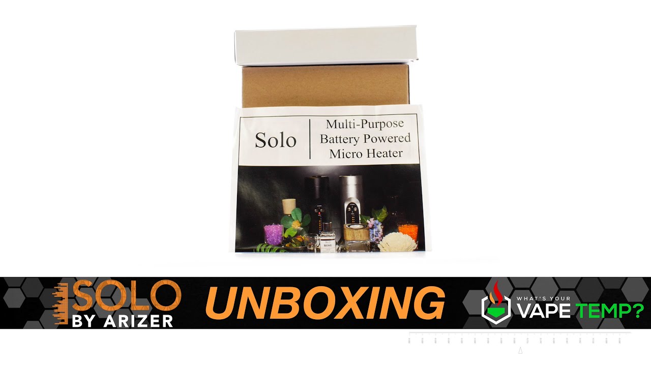 Vaporizer Review: The Solo by Arizer Vaporizer Unboxing