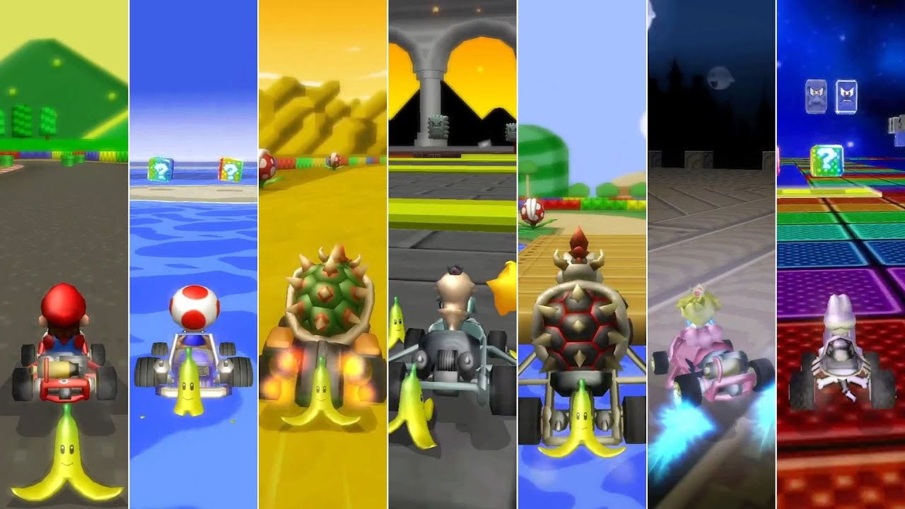 If All Super Mario Kart Courses Were In Mario Kart Wii