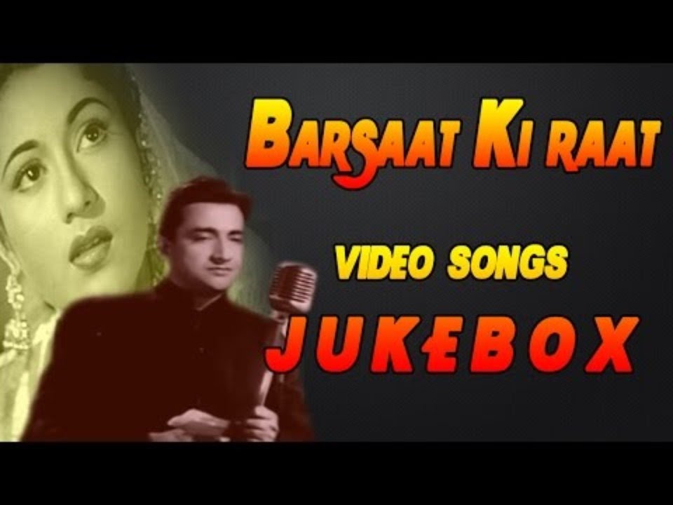 Bharat Bhushan & Madhubala's Super Hit Vintage Video Songs Jukebox - Barsaat Ki Raat - 1960 | HD