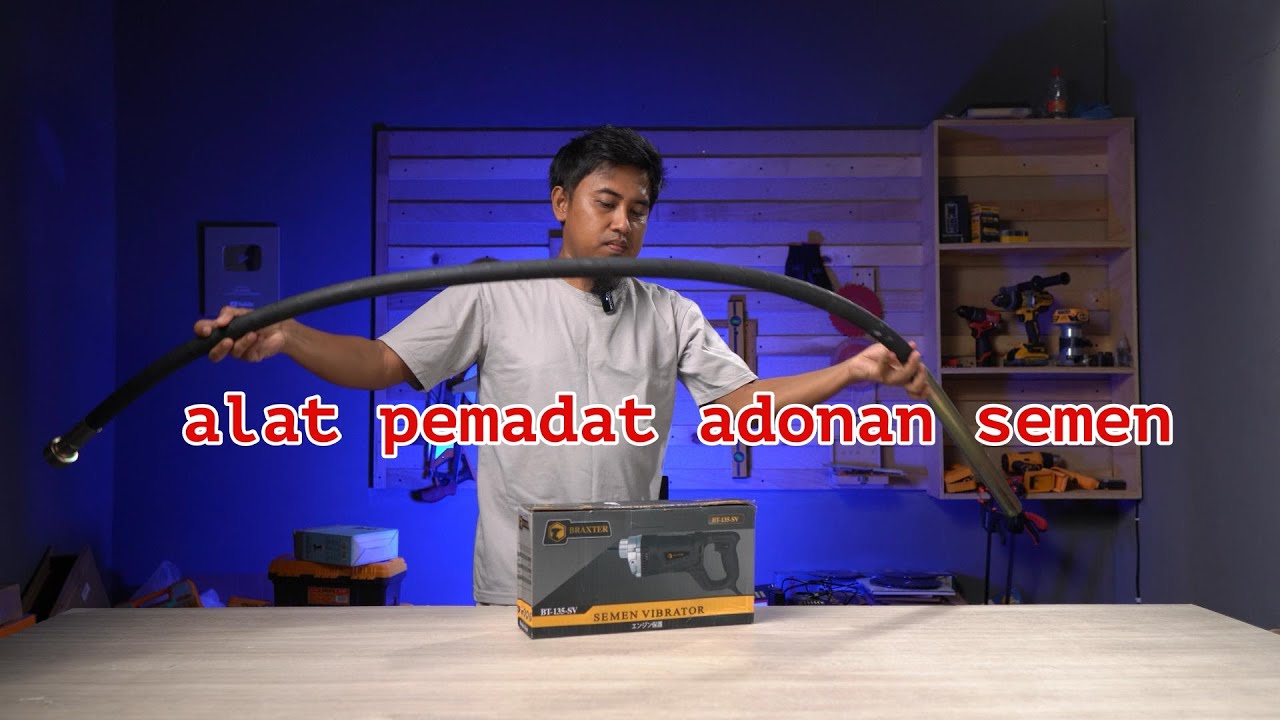 nah pakai ini cor-coran semen hasil lebih maksimal -  BRAXTER BT-135-SV SEMEN VIBRATOR