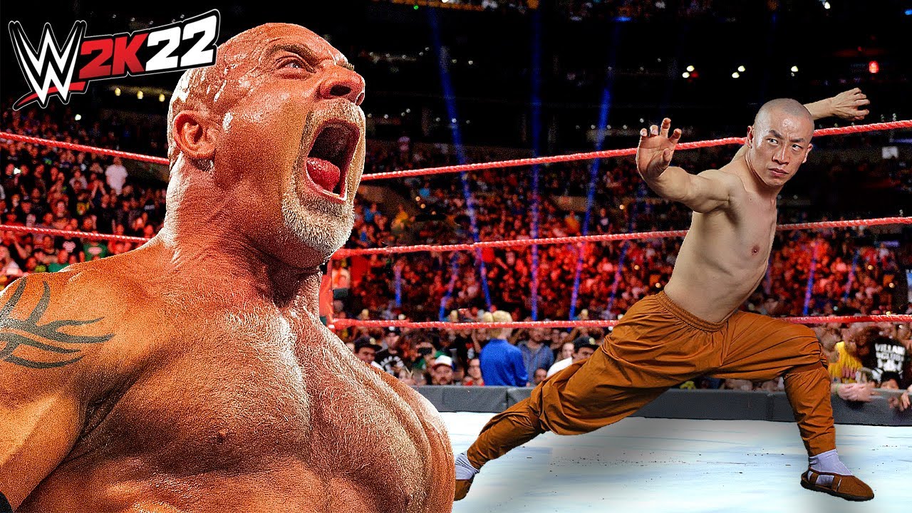 Goldberg vs. Shaolin Monk (WWE 2K22)