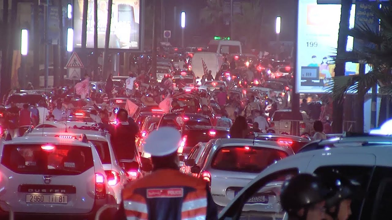 أجواء احتفالية بالدار البيضاء بعد تتويج الوداد بدوري أبطال افريقيا