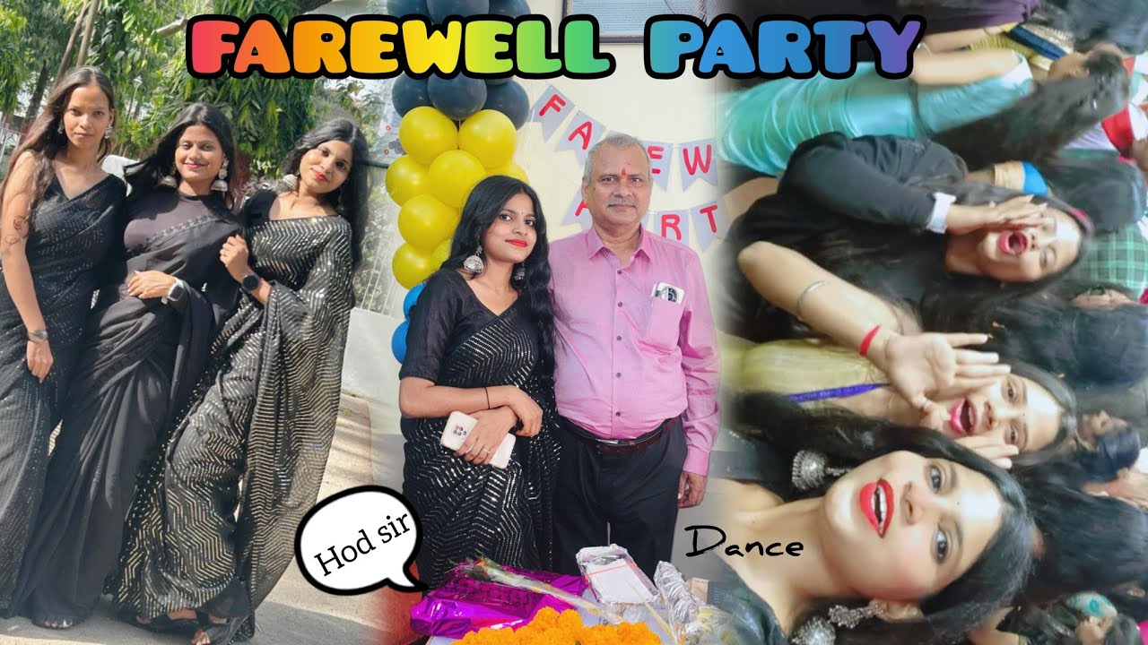 FAREWELL PARTY 🥳 HOD sir | College of commerce arts and science patna | BIHAR |@CrazyDreamGirl1