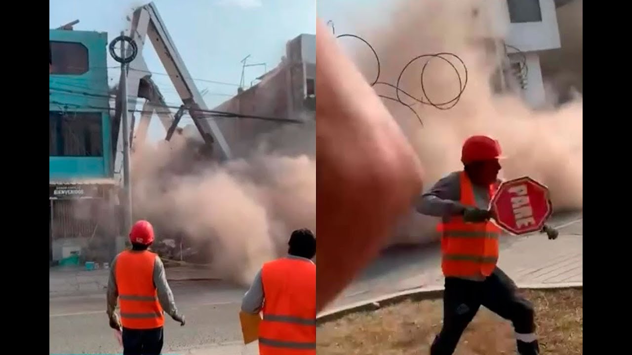 Demolición de una edificación casi desata una tragedia en SJL
