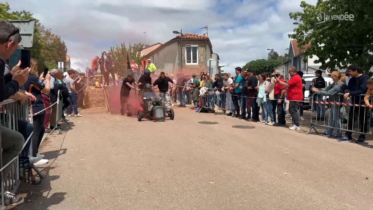 Première course de caisses à savon de La Bruffière