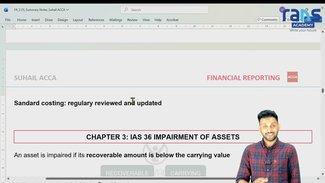 ACCA AA| Accounting Standards for Audit Risk & Procedures