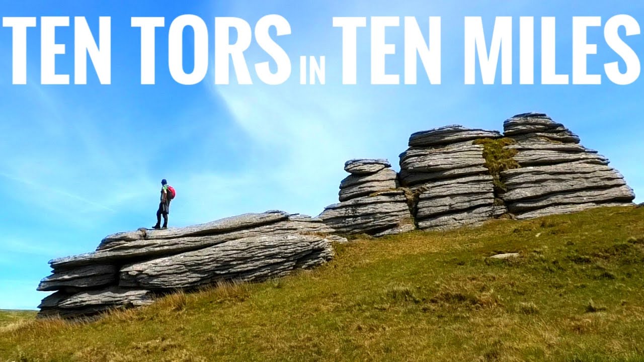 TEN TORS in TEN MILES  (Hiking on Dartmoor - Great Links Tor)