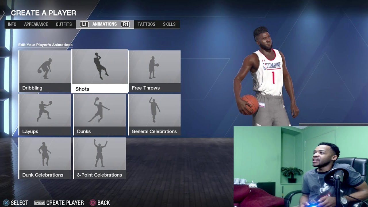 NBA LIVE 18 How To Put Your Created Player in Franchise Mode
