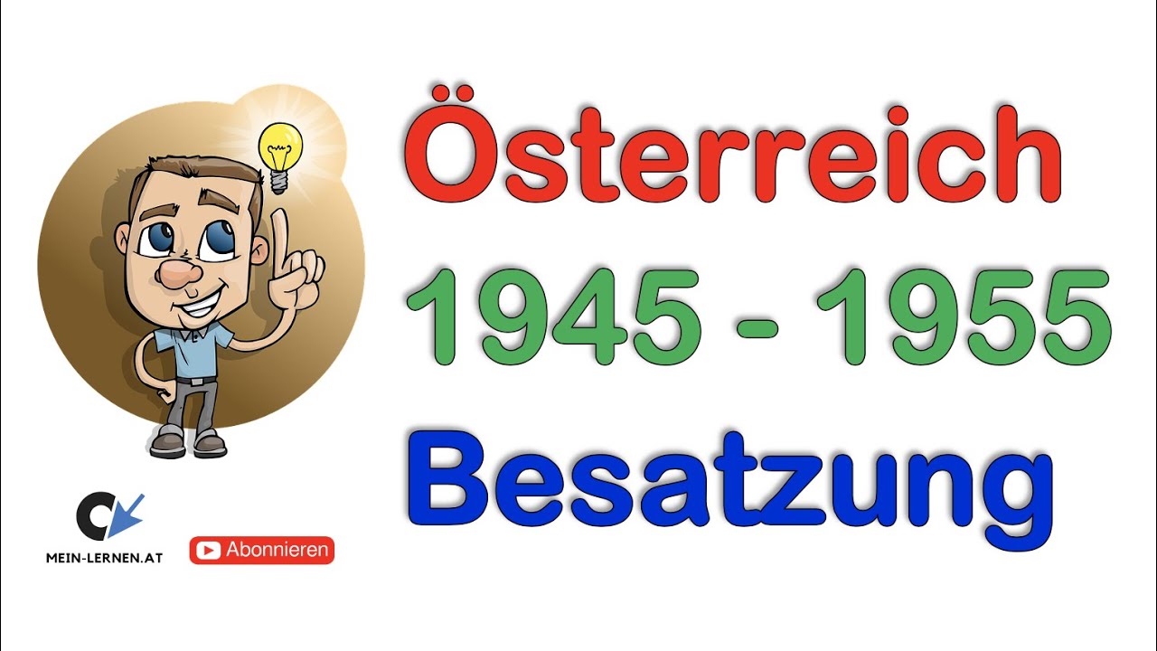 Österreich 4 Besatzungszonen 1945 - 1955