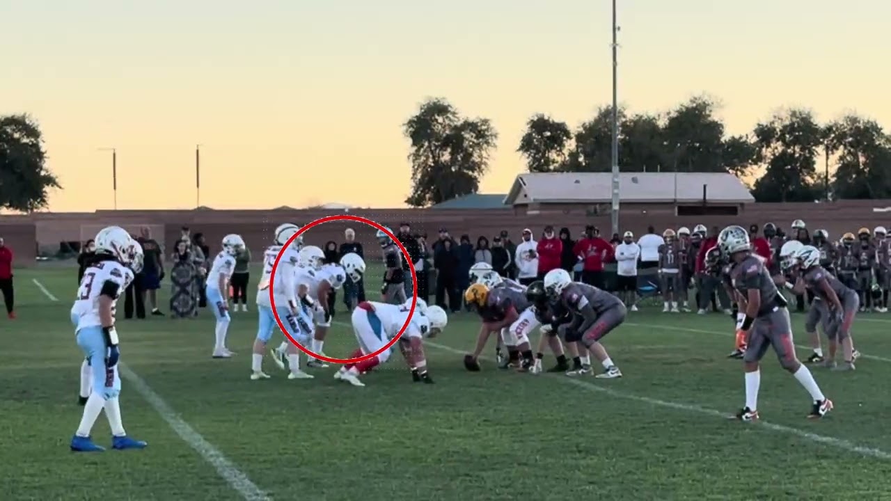 Hurting people nicely at the D1 Nation All-American Bowl - C/O 2030  #football #classof2030 #txhsfb 