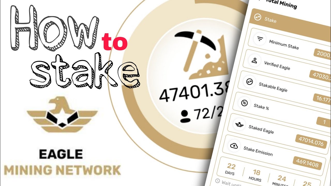 How to Stake Eagle token  #EagleMiningNetwork .