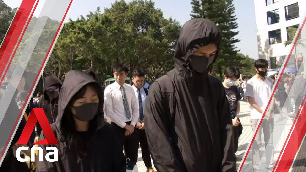 Hong Kong student who fell during weekend protests dies