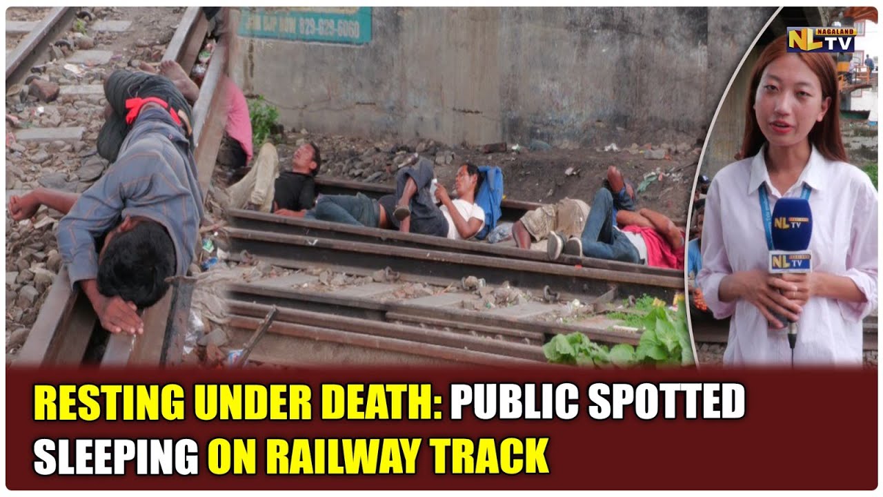 RESTING UNDER DEATH: PUBLIC SPOTTED SLEEPING ON RAILWAY TRACK