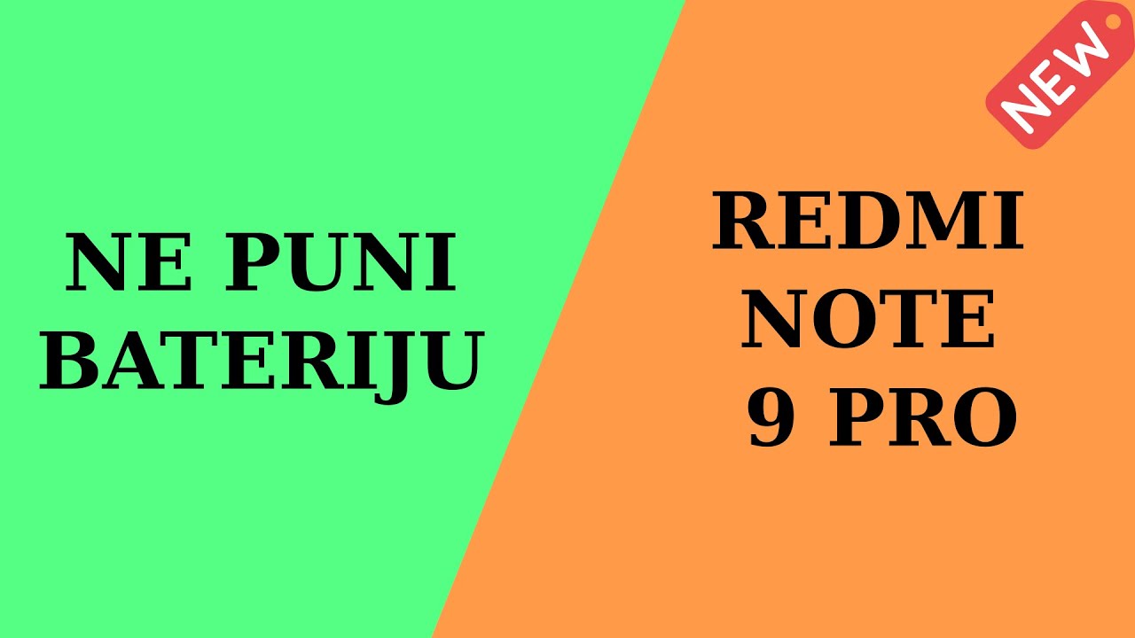 Redmi Note 9 Pro - Ne puni bateriju