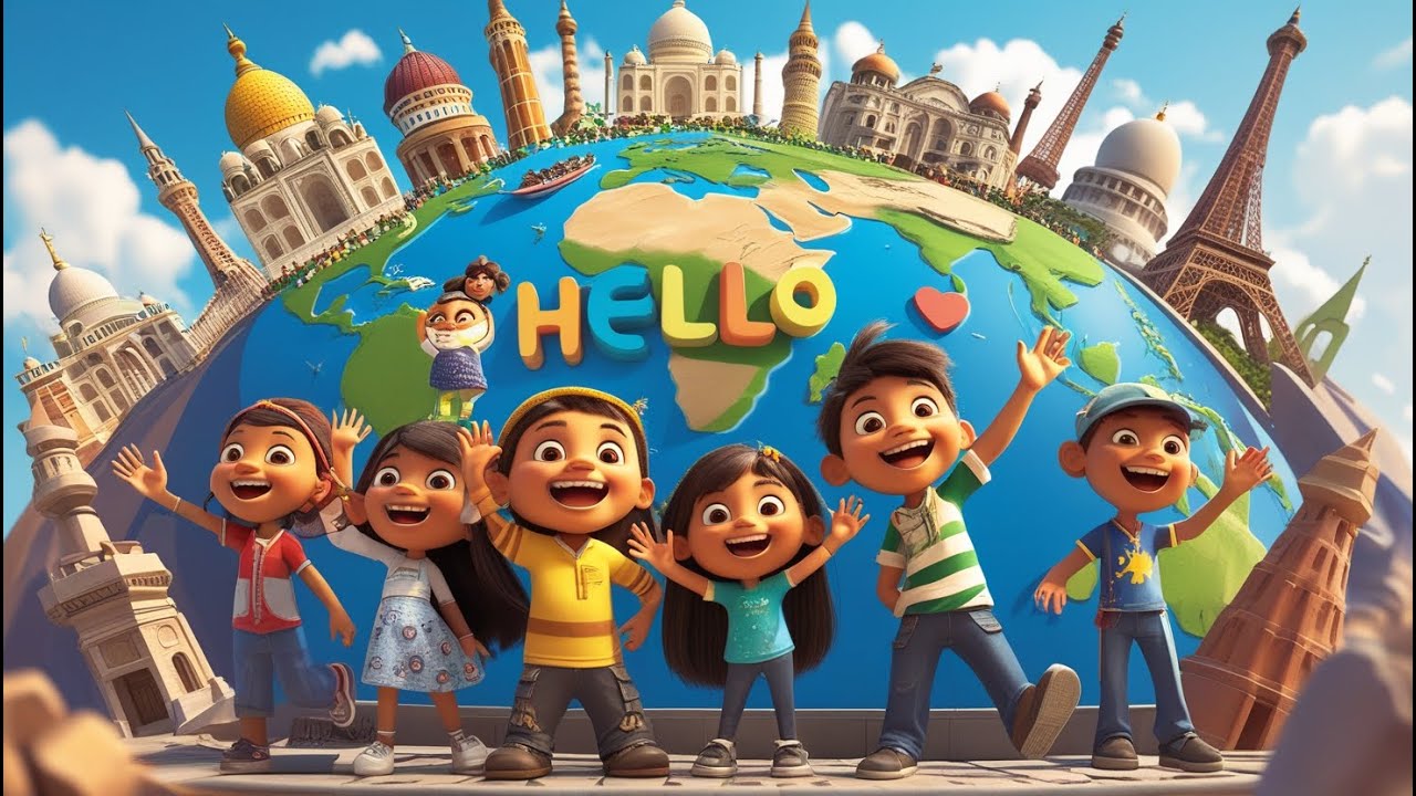 Saludos por el Mundo | Canciones Infantiles