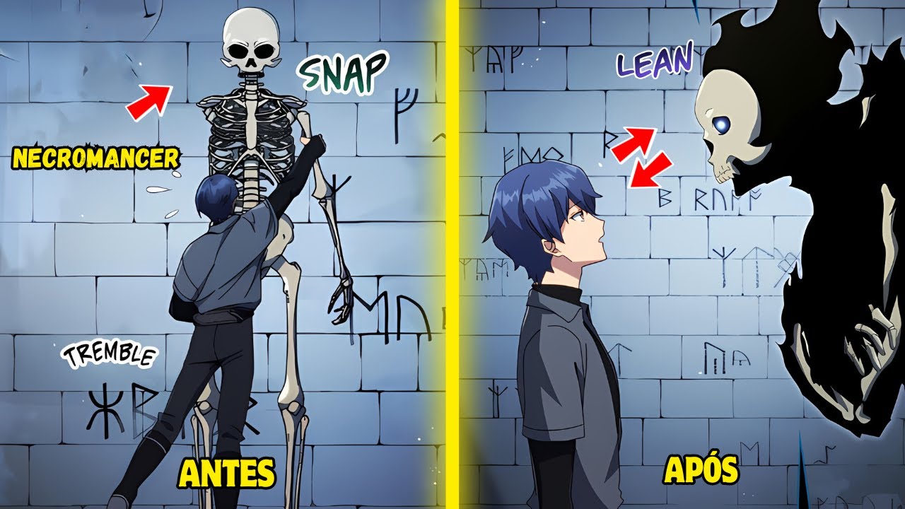 O perdedor coletou um esqueleto, e foi o necromante mais forte da categoria ss- Resumo Manhwa