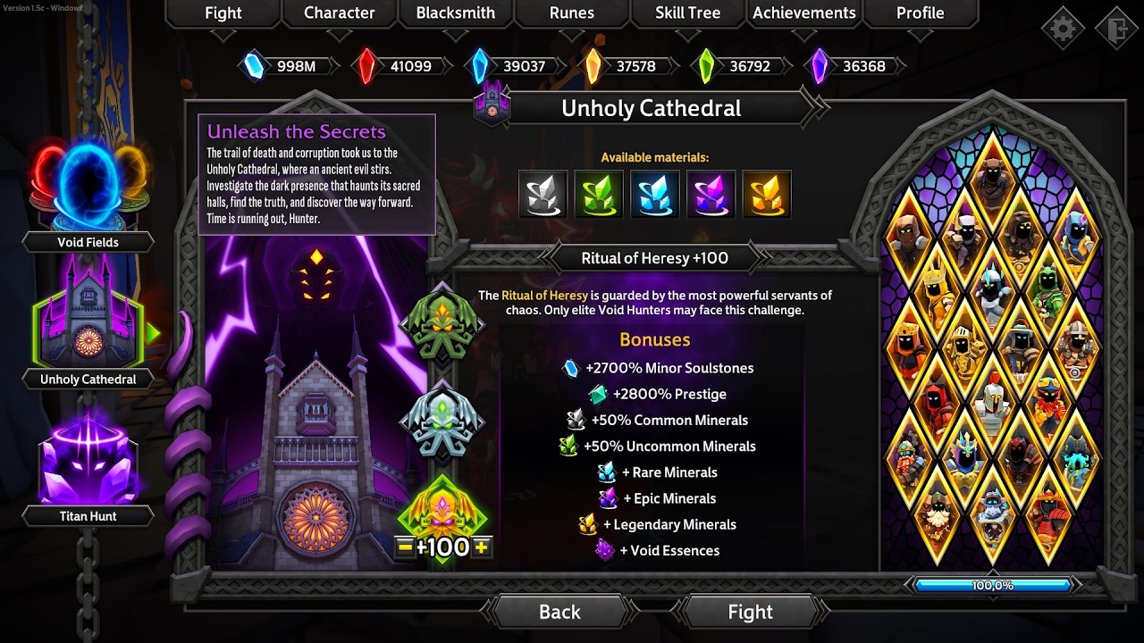 Unholy Cathedral - Ritual of Heresy Guide (Soulstone Survivors)