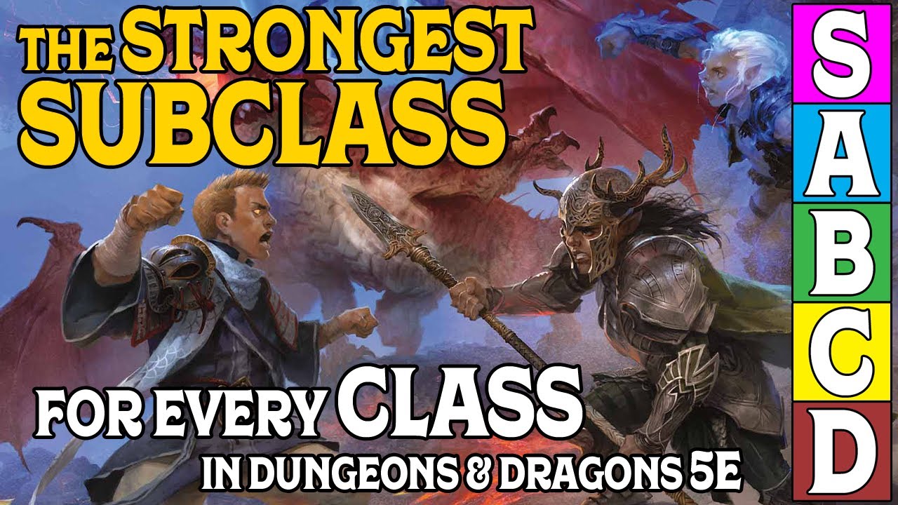 Сильнейшие подклассы для каждого класса в Dungeons and Dragons 5e