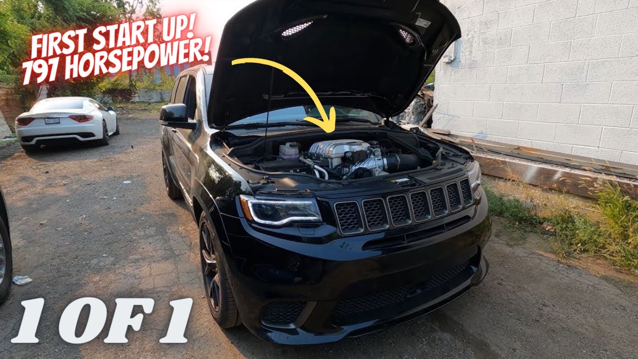 FIRST START UP ON THE JEEP GRAND CHEROKEE REDEYE! *WORLD'S FIRST*